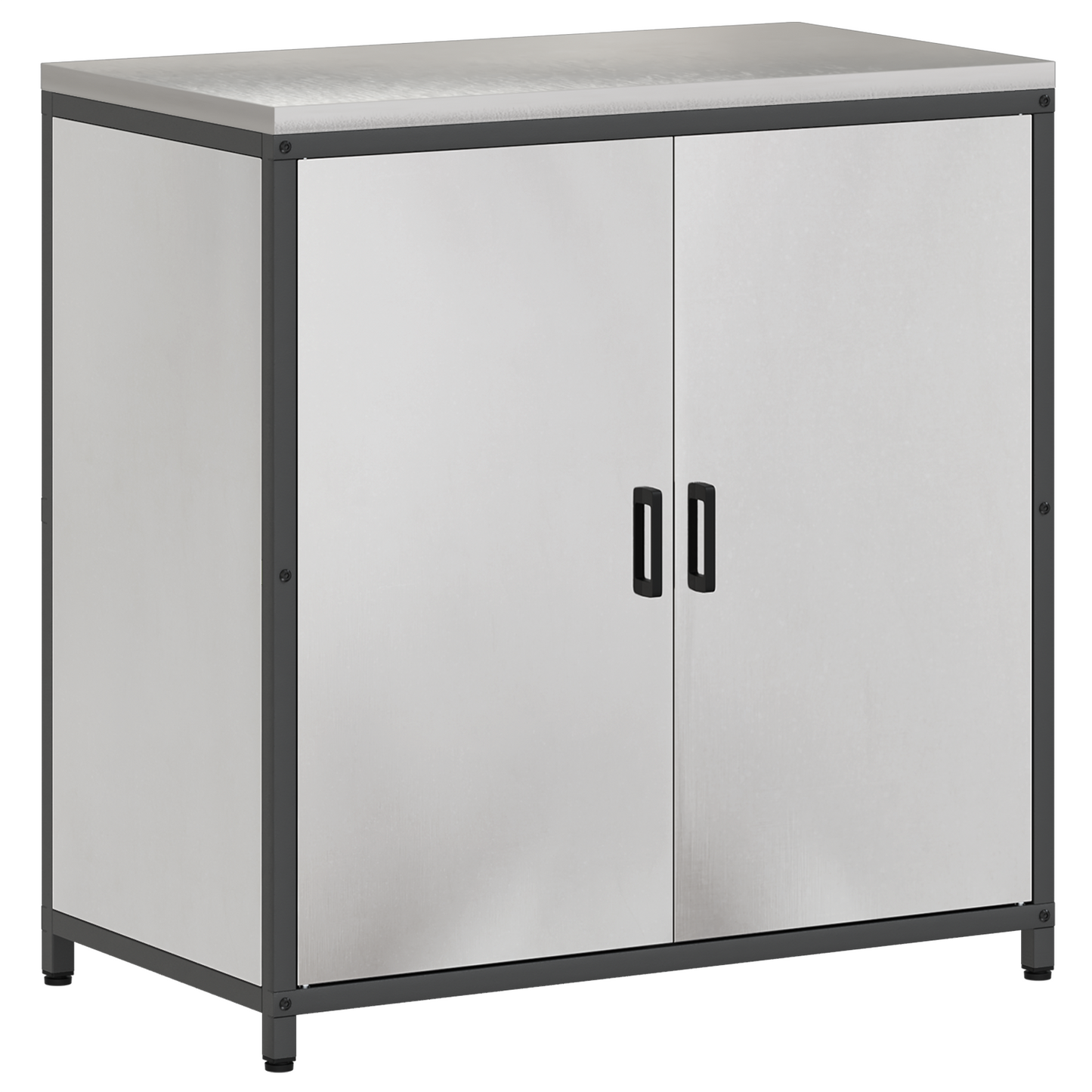 Keukenopslag Kast Zilver 60 x 50 x 92 cm Roestvrijstaal