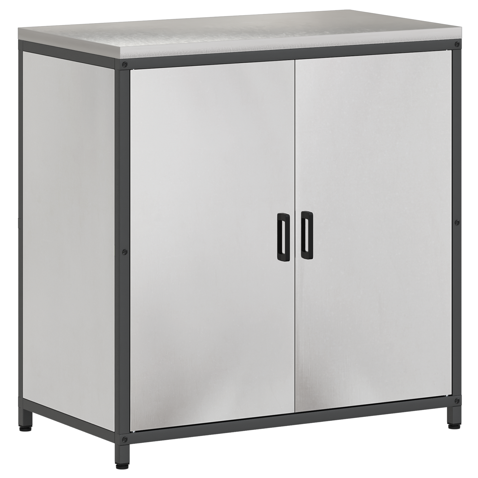 Keukenopslag Kast Zilver 60 x 50 x 92 cm Roestvrijstaal