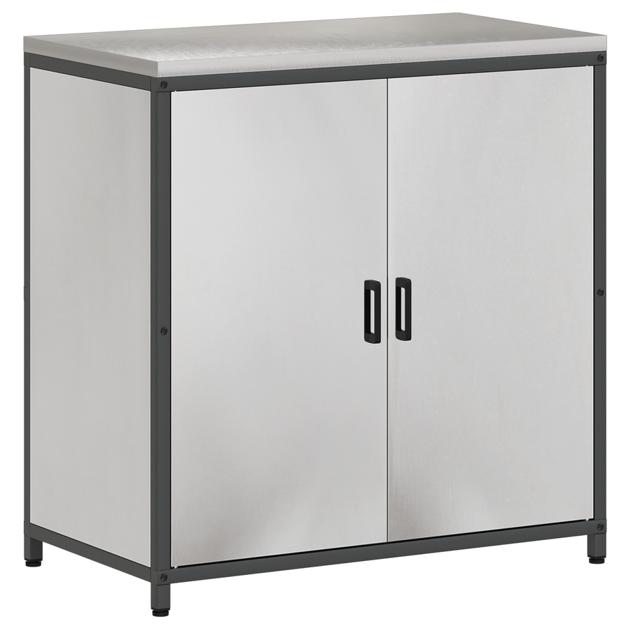 Keukenopslag Kast Zilver 60 x 50 x 92 cm Roestvrijstaal