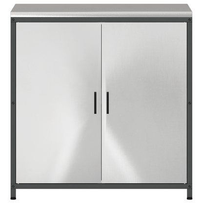Keukenopslag Kast Zilver 60 x 50 x 92 cm Roestvrijstaal