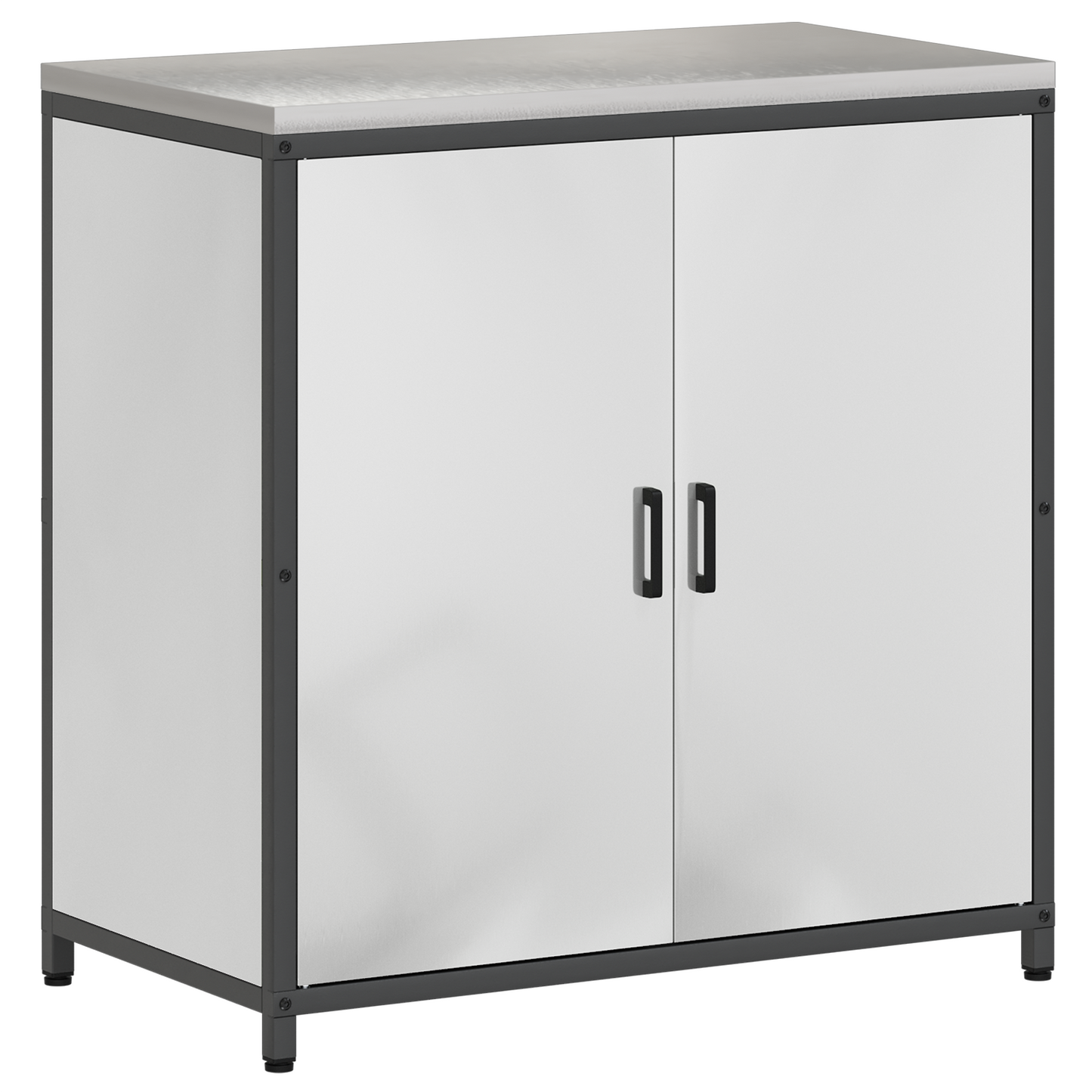 Keukenopslag Kast Zilver 60 x 50 x 92 cm Gegalvaniseerd staal