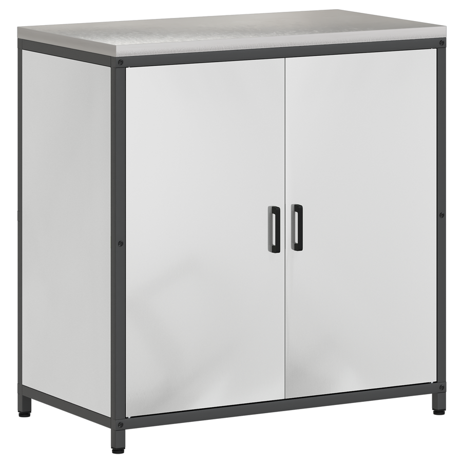 Keukenopslag Kast Zilver 60 x 50 x 92 cm Gegalvaniseerd staal