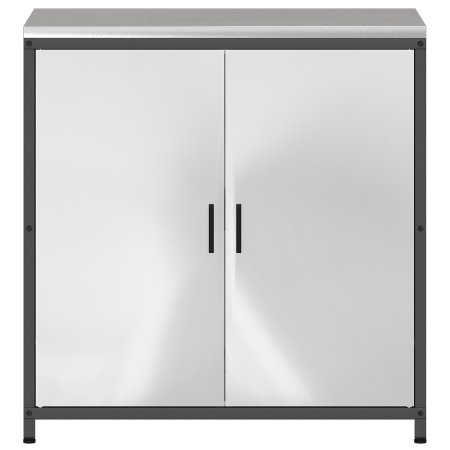 Keukenopslag Kast Zilver 60 x 50 x 92 cm Gegalvaniseerd staal