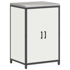 Kitchen Storage with Shelf with Storage White 60 x 50 x 92 cm Steel