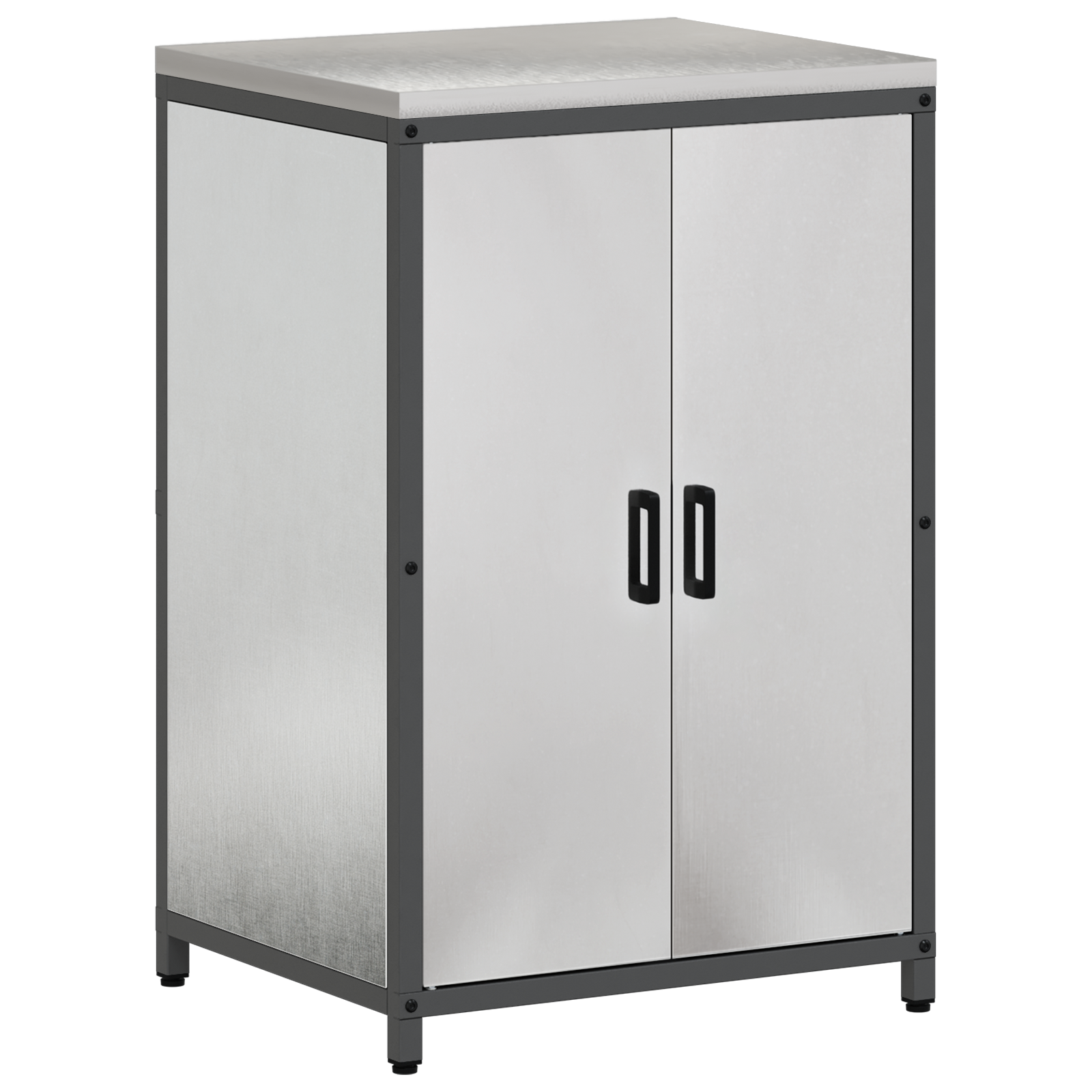 Keukenopslag Kast Zilver 60 x 50 x 92 cm Roestvrijstaal