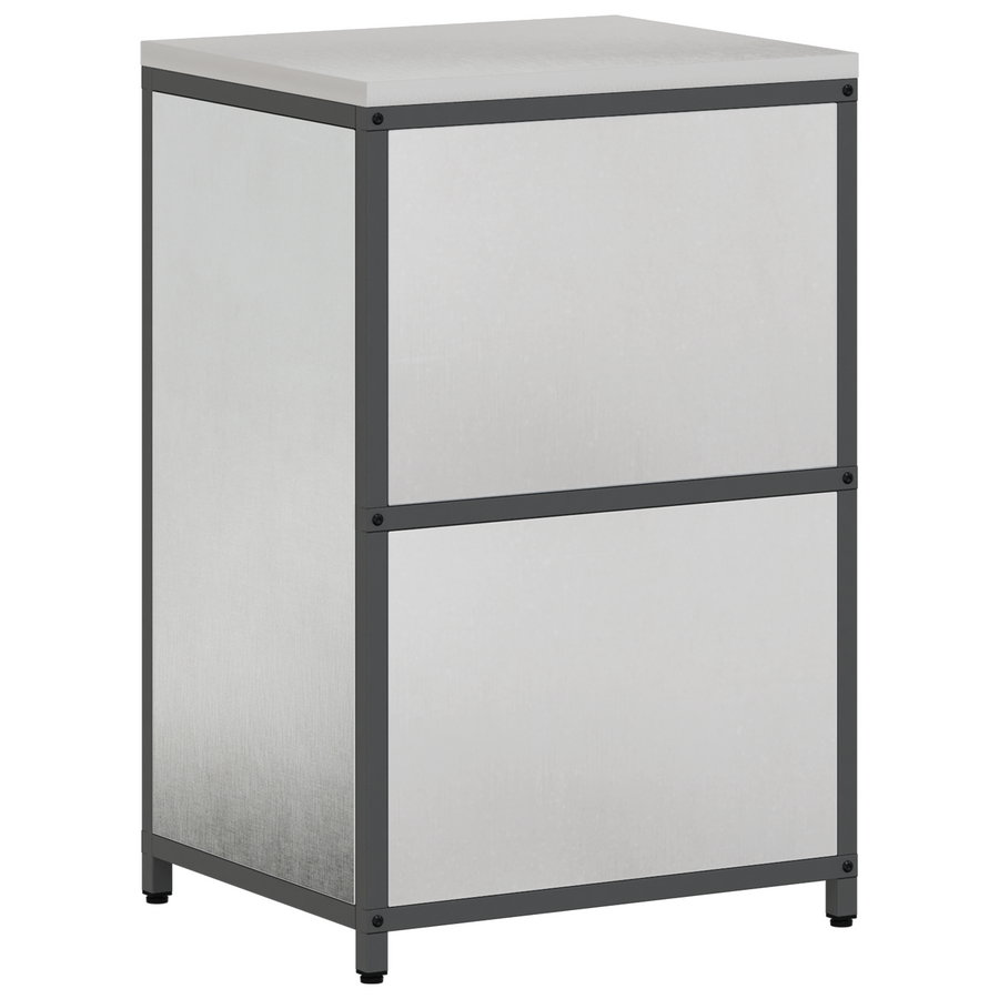 Keukenopslag Kast Zilver 60 x 50 x 92 cm Roestvrijstaal