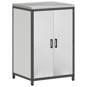 Keukenkast 60x50x92 cm staal zilver