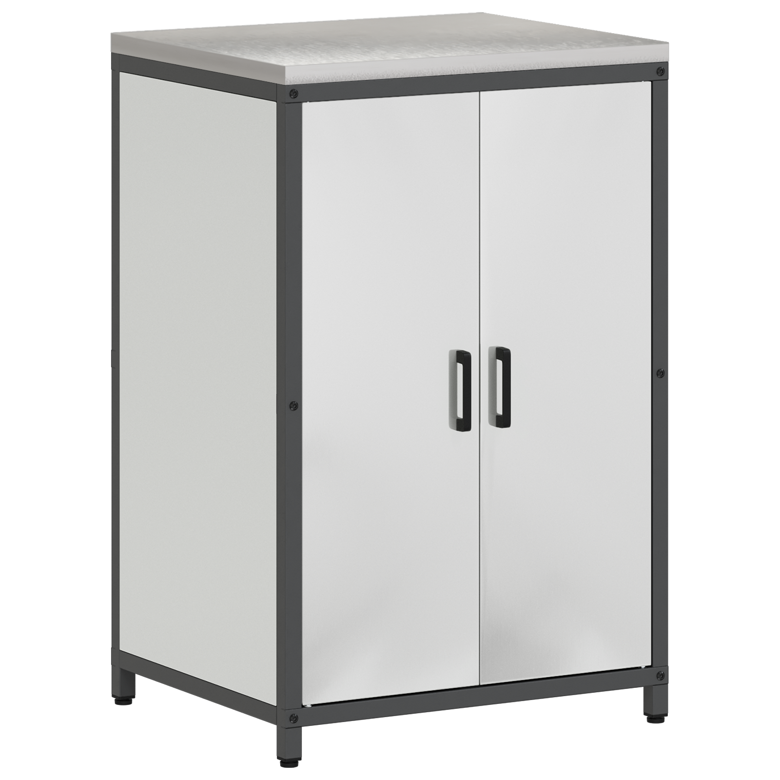 Keukenopslag Kast Zilver 60 x 50 x 92 cm Gegalvaniseerd staal