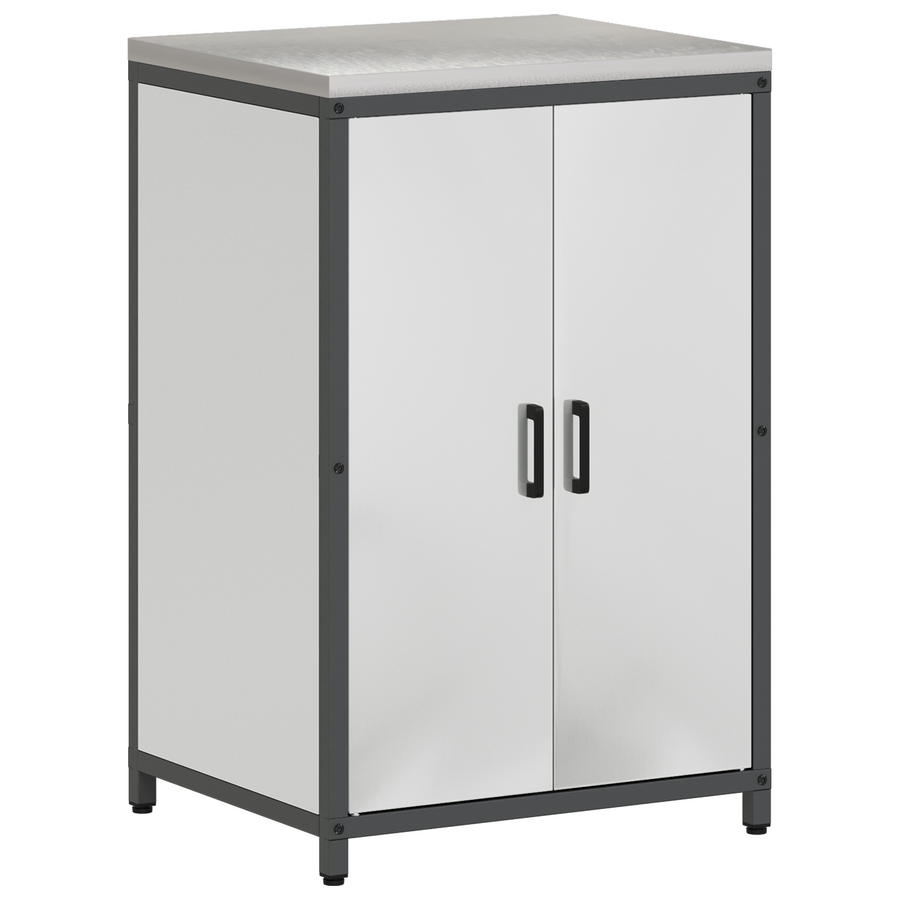 Keukenopslag Kast Zilver 60 x 50 x 92 cm Gegalvaniseerd staal