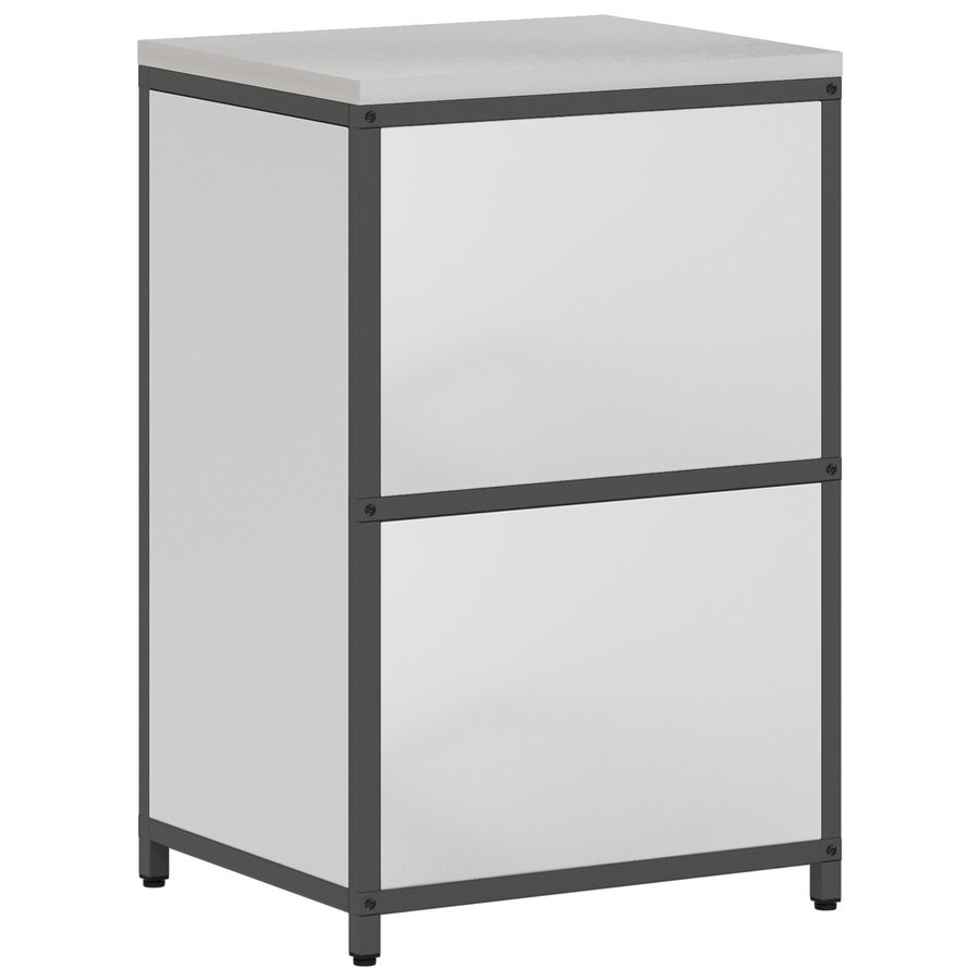 Keukenopslag Kast Zilver 60 x 50 x 92 cm Gegalvaniseerd staal