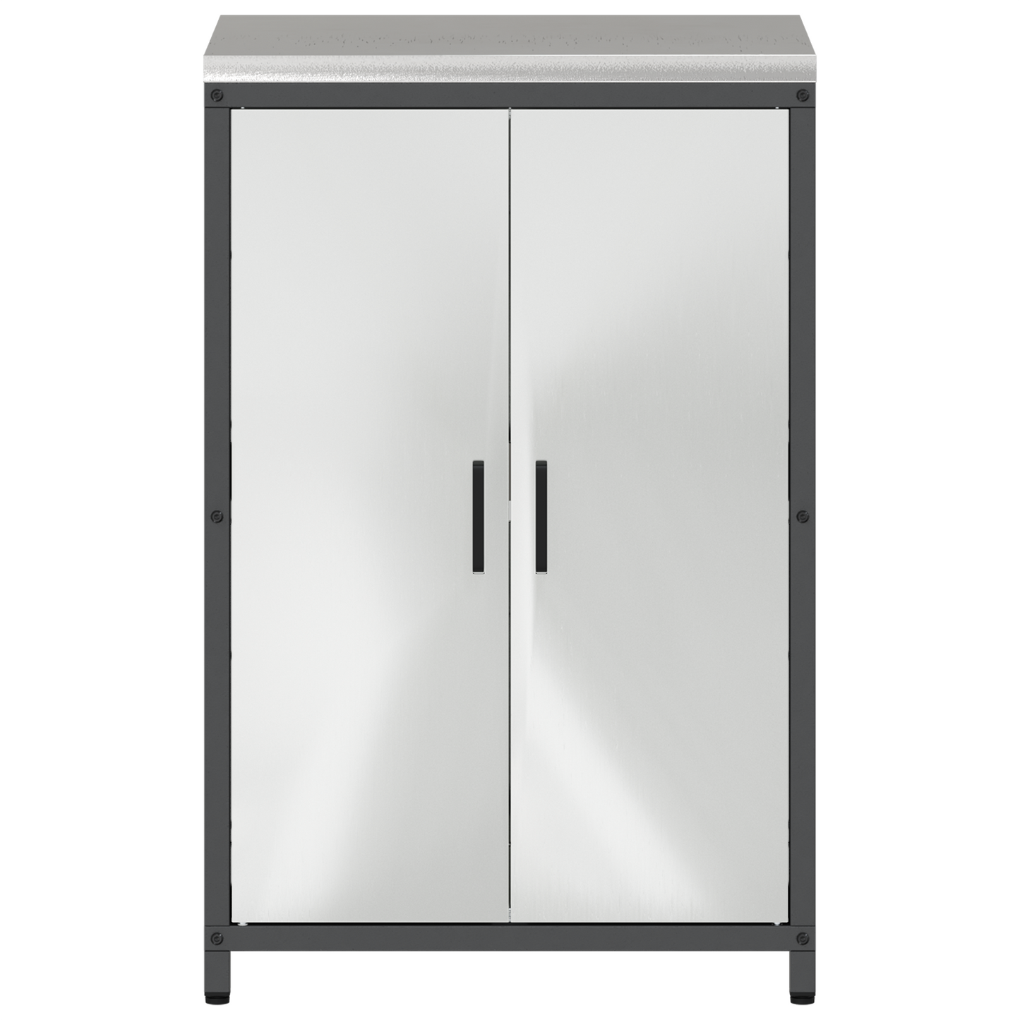 Keukenopslag Kast Zilver 60 x 50 x 92 cm Gegalvaniseerd staal