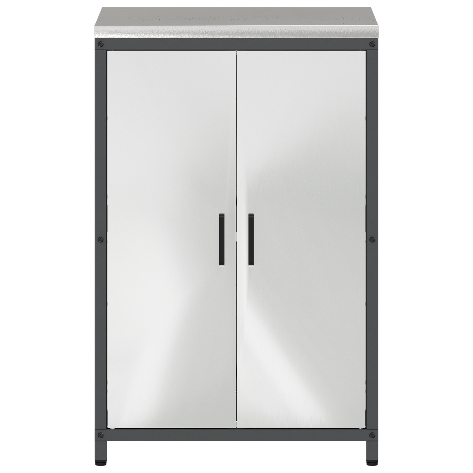 Keukenopslag Kast Zilver 60 x 50 x 92 cm Gegalvaniseerd staal