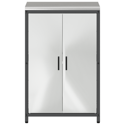 Keukenopslag Kast Zilver 60 x 50 x 92 cm Gegalvaniseerd staal