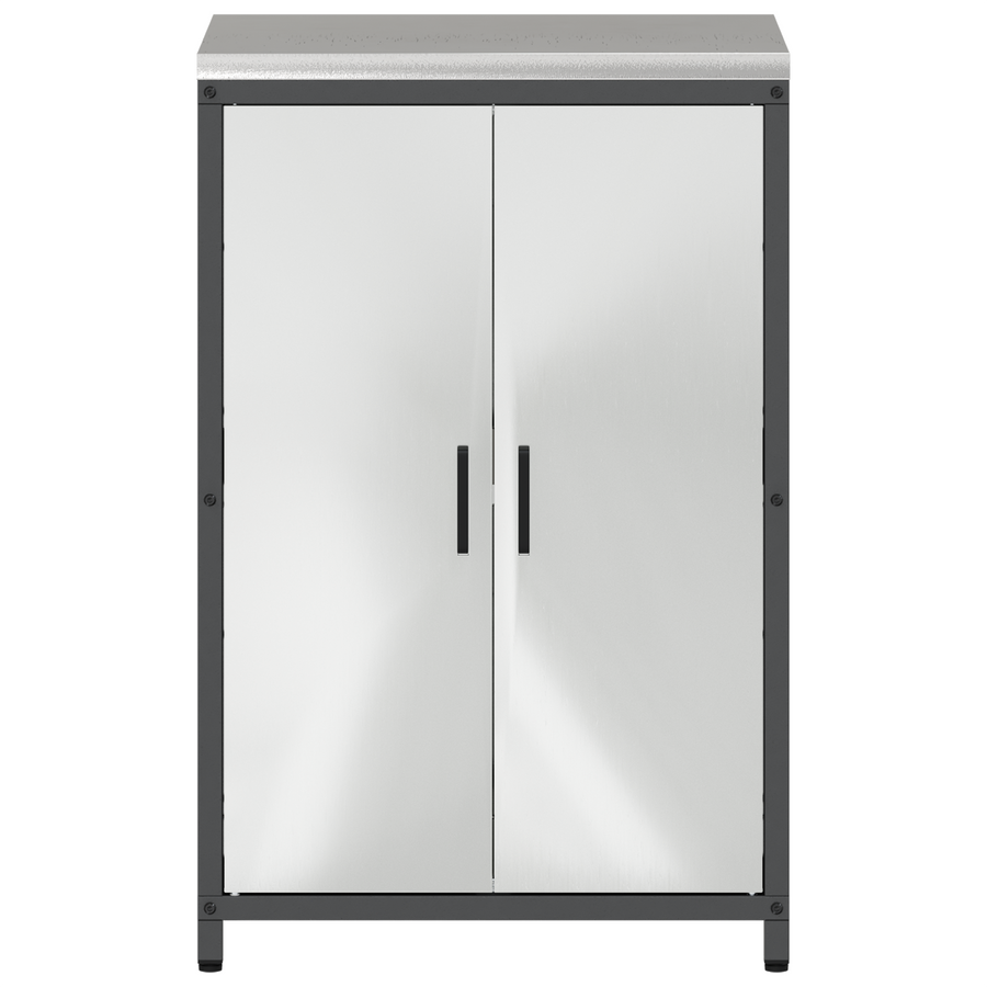Keukenopslag Kast Zilver 60 x 50 x 92 cm Gegalvaniseerd staal