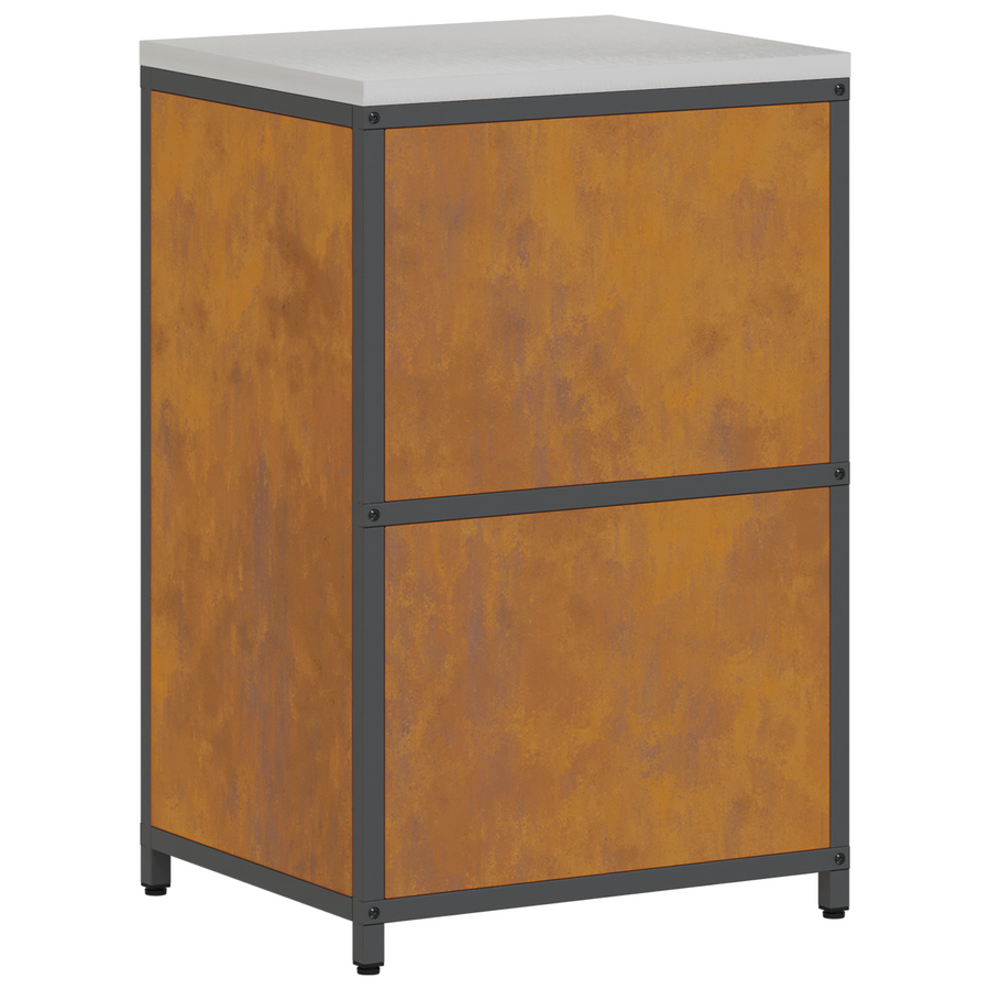Keukenopslag Kast Roestig 60 x 50 x 92 cm Verweerd staal