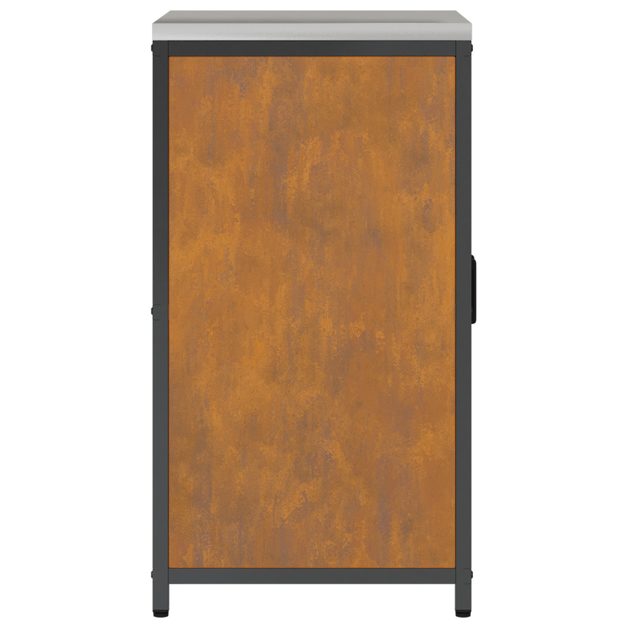 Keukenopslag Kast Roestig 60 x 50 x 92 cm Verweerd staal