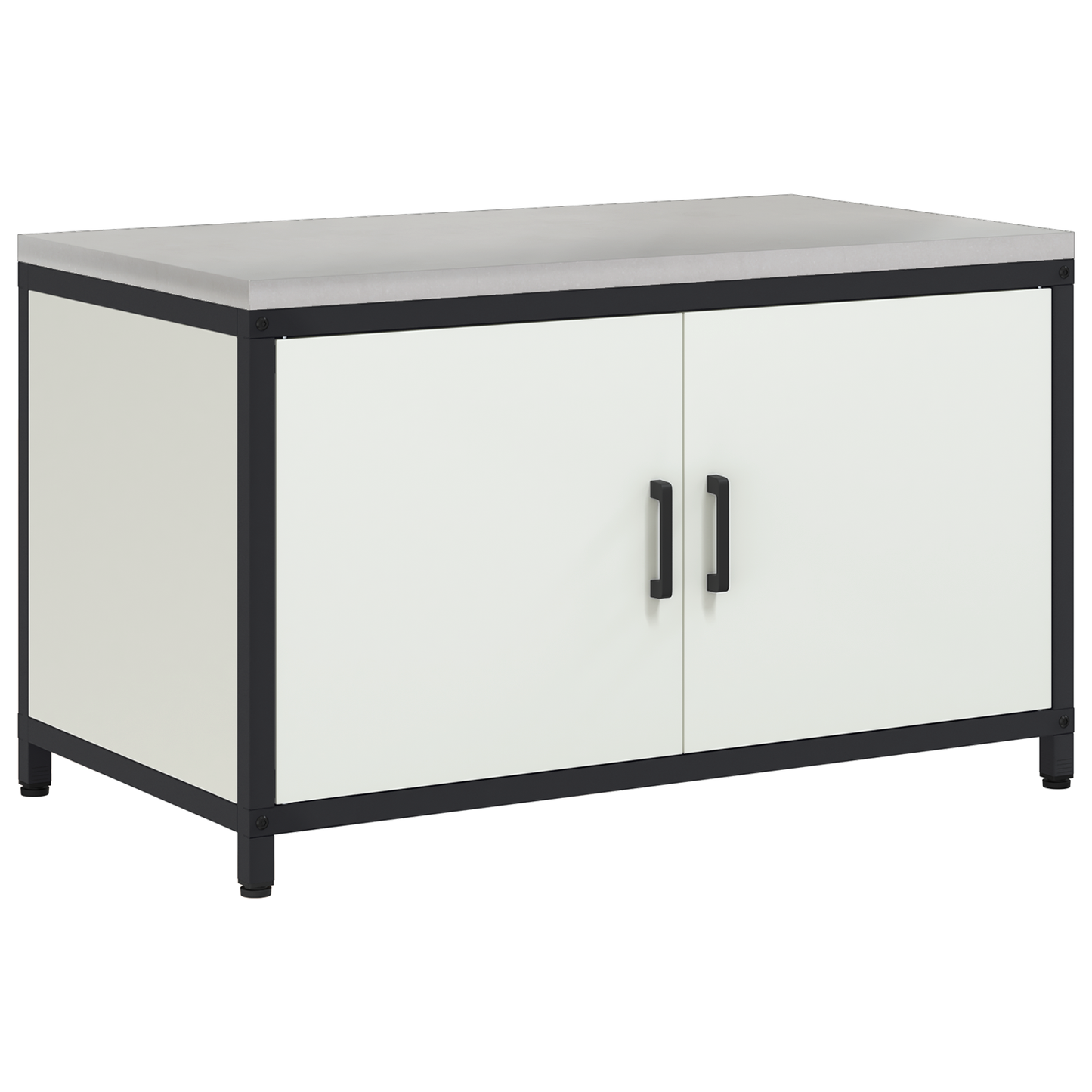 Keukenopslag Kast met lade met plank met opslag met de deur Wit 60 x 50 x 92 cm Staal
