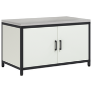 Keukenkast 60x50x92 cm staal wit