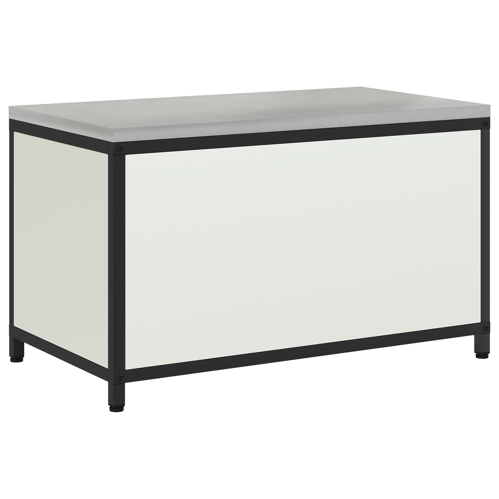 Keukenopslag Kast met lade met plank met opslag met de deur Wit 60 x 50 x 92 cm Staal