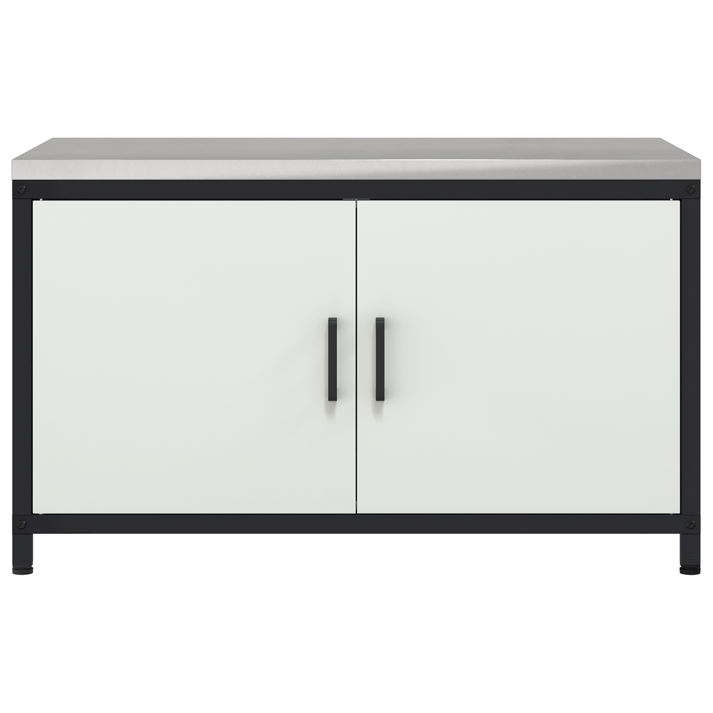 Keukenopslag Kast met lade met plank met opslag met de deur Wit 60 x 50 x 92 cm Staal