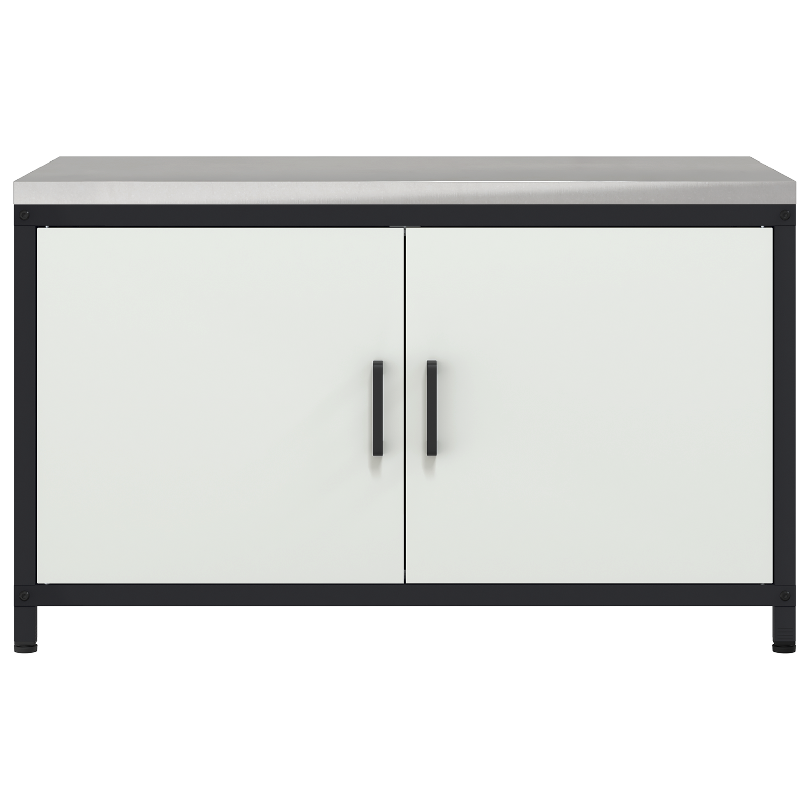 Keukenopslag Kast met lade met plank met opslag met de deur Wit 60 x 50 x 92 cm Staal