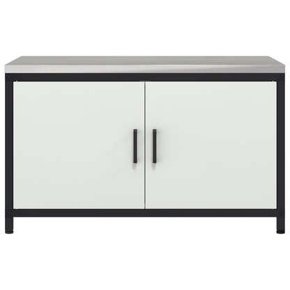 Keukenopslag Kast met lade met plank met opslag met de deur Wit 60 x 50 x 92 cm Staal