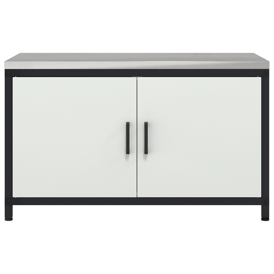 Keukenopslag Kast met lade met plank met opslag met de deur Wit 60 x 50 x 92 cm Staal