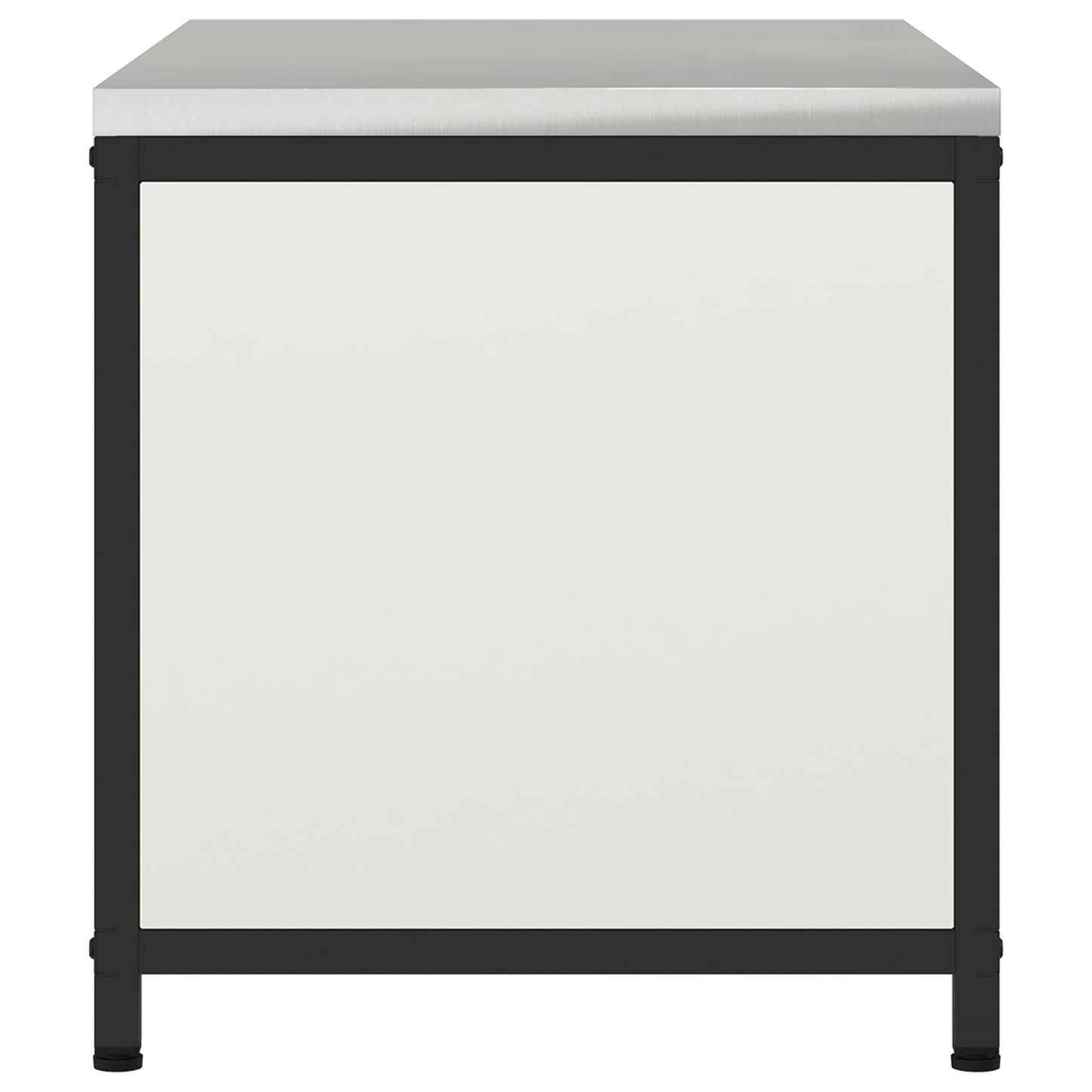 Keukenopslag Kast met lade met plank met opslag met de deur Wit 60 x 50 x 92 cm Staal