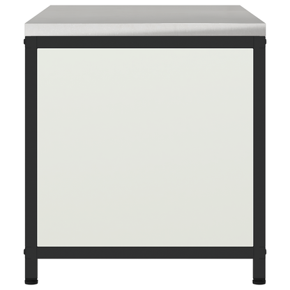 Keukenopslag Kast met lade met plank met opslag met de deur Wit 60 x 50 x 92 cm Staal