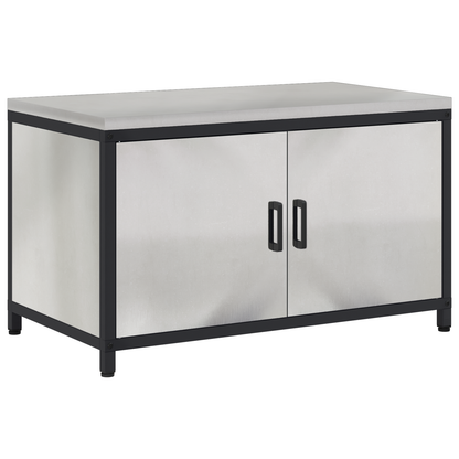 Keukenopslag Kast Zilver 60 x 50 x 92 cm Roestvrijstaal