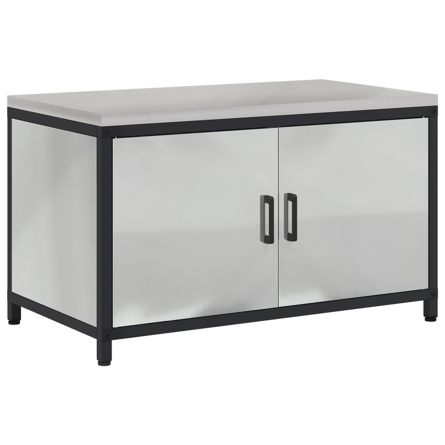 Keukenopslag Kast Zilver 60 x 50 x 92 cm Gegalvaniseerd staal