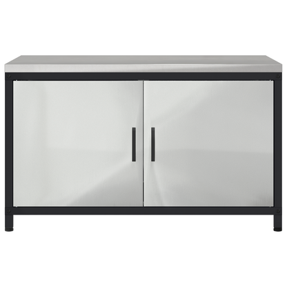 Keukenopslag Kast Zilver 60 x 50 x 92 cm Gegalvaniseerd staal