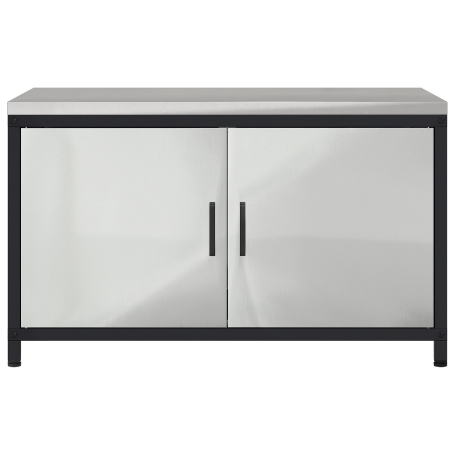 Keukenopslag Kast Zilver 60 x 50 x 92 cm Gegalvaniseerd staal