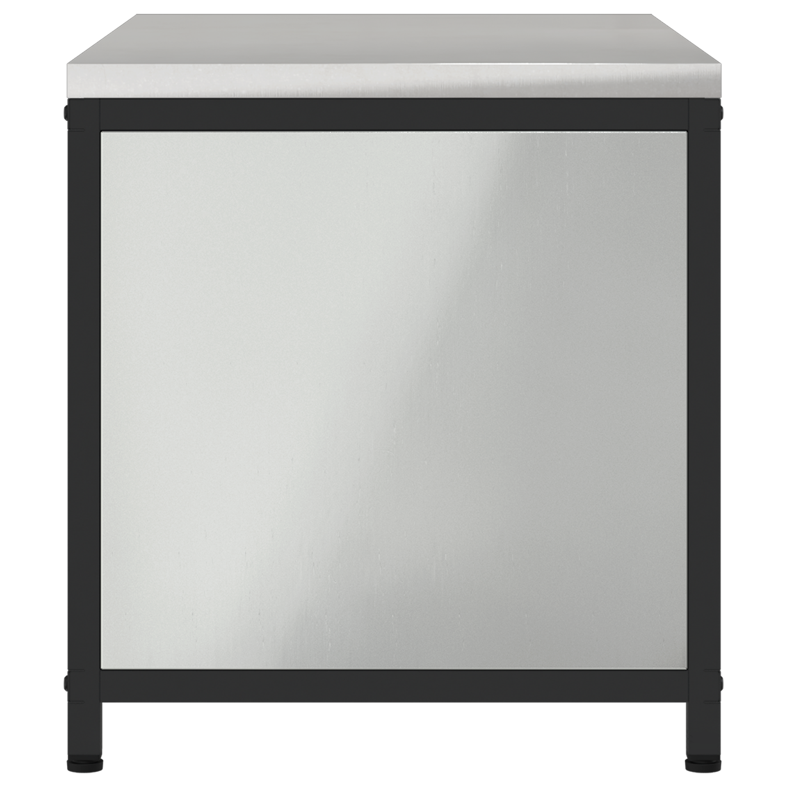 Keukenopslag Kast Zilver 60 x 50 x 92 cm Gegalvaniseerd staal