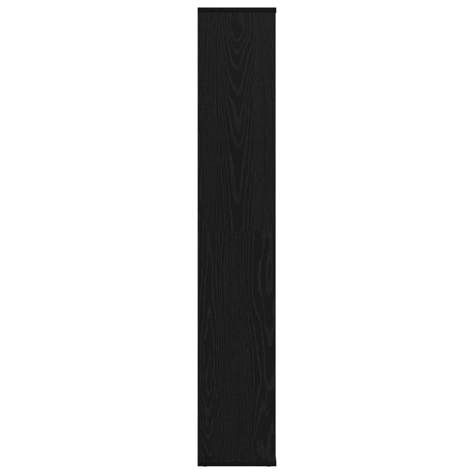 Kamerscherm Zwart eiken 100 x 24 x 140 cm Bewerkt hout