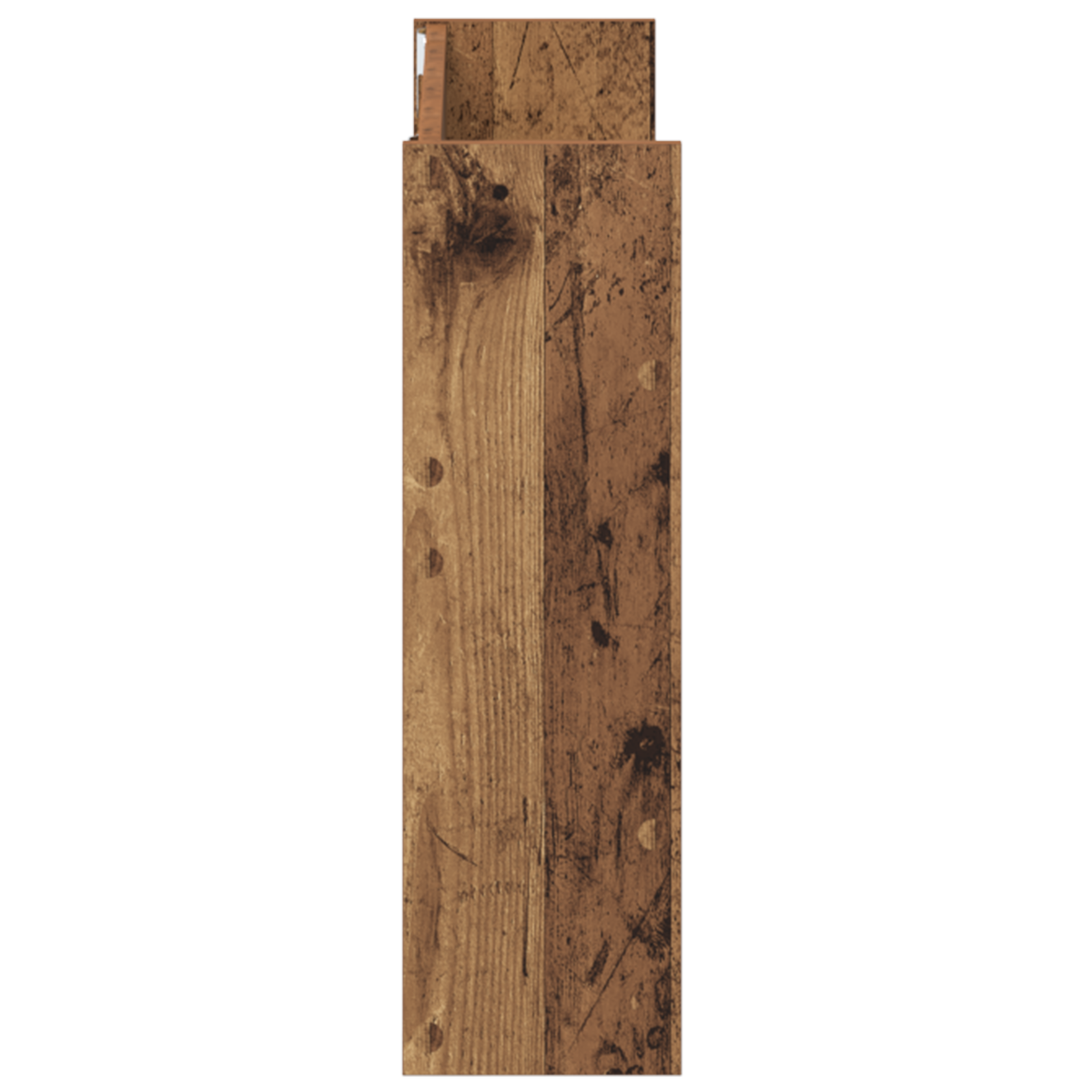 Wand Schoenenkasten 2 pcs Oud hout 60 x 18 x 60 cm Bewerkt hout