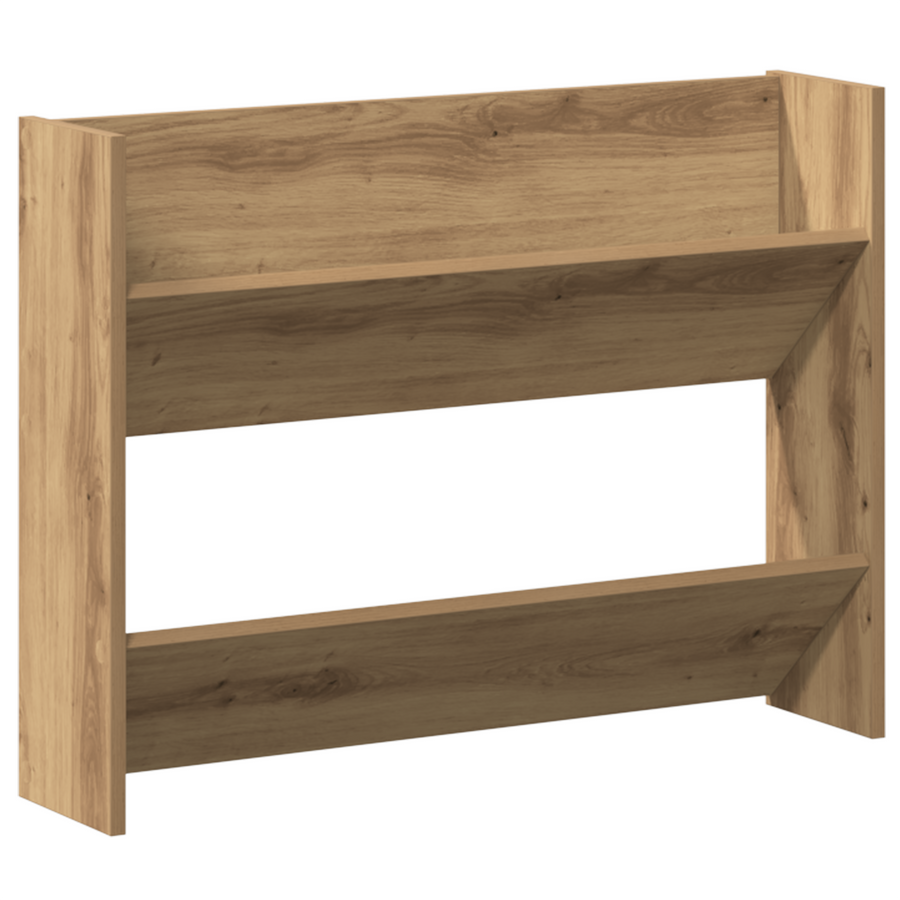 Wand Schoenenkasten met plank Anders met opslag 2 pcs artisanaal eikenkleurig