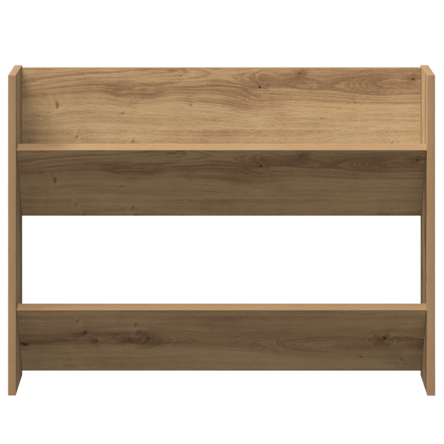 Wand Schoenenkasten met plank Anders met opslag 2 pcs artisanaal eikenkleurig