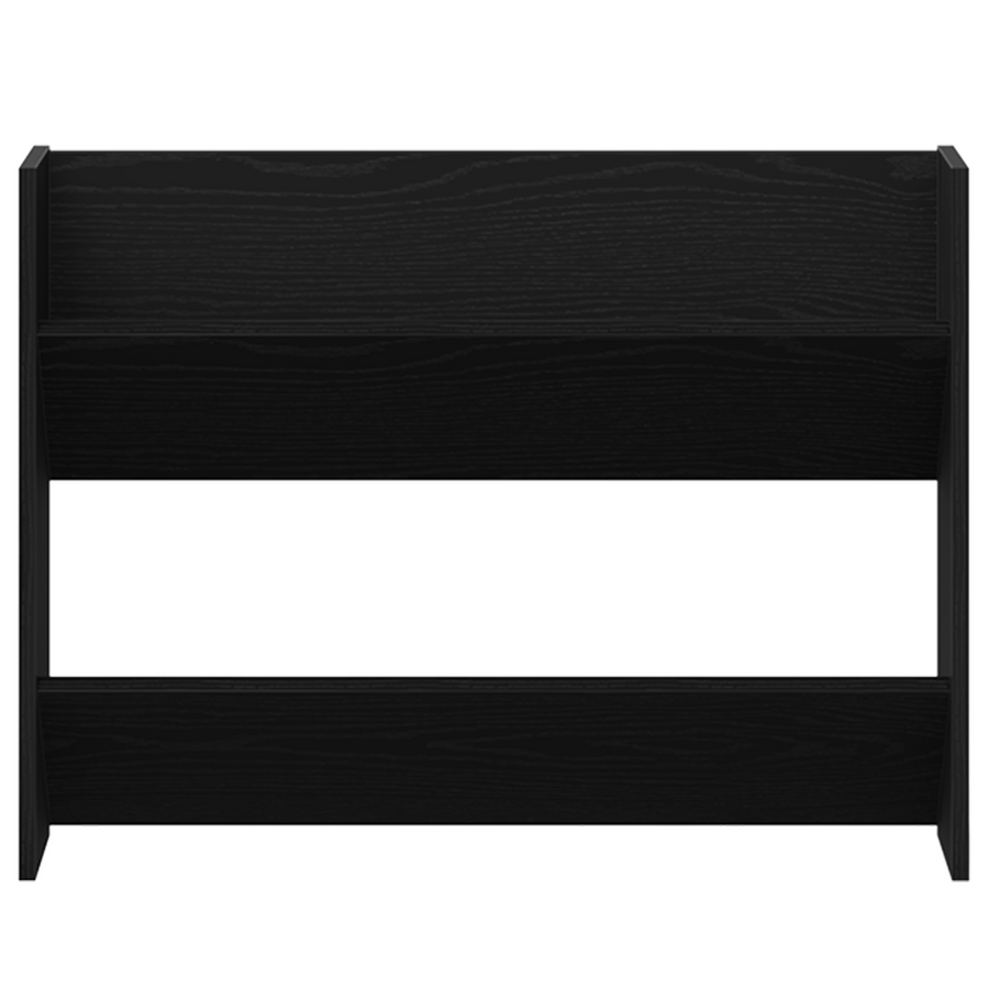 Wand Schoenenkasten met plank Anders 2 pcs Zwart eiken 60 x 18 x 60 cm