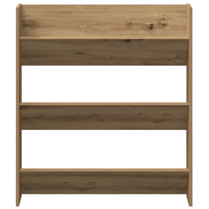 Wand Schoenenkasten met plank Anders met opslag 2 pcs artisanaal eikenkleurig