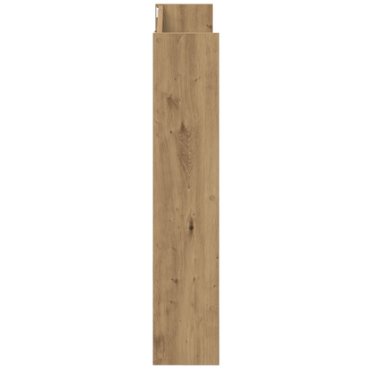 Wand Schoenenkasten met plank Anders met opslag 2 pcs artisanaal eikenkleurig