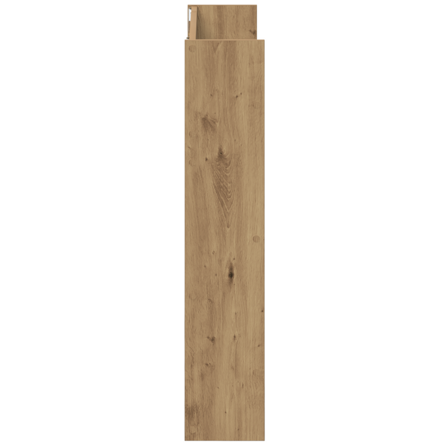 Wand Schoenenkasten met plank Anders met opslag 2 pcs artisanaal eikenkleurig