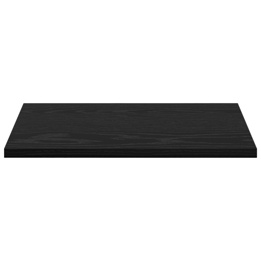 Wandplanken Zwart Eiken Bewerkt Hout 40 x 30 x 1.5 cm Wandplanken