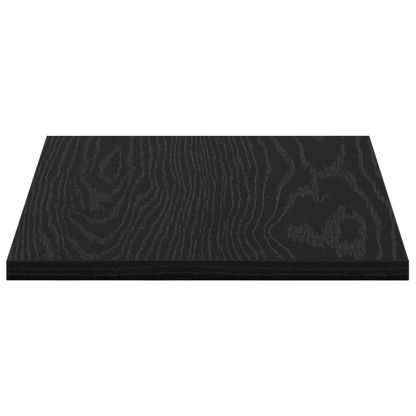 Wandplanken Zwart Eiken Bewerkt Hout 40 x 30 x 1.5 cm Wandplanken