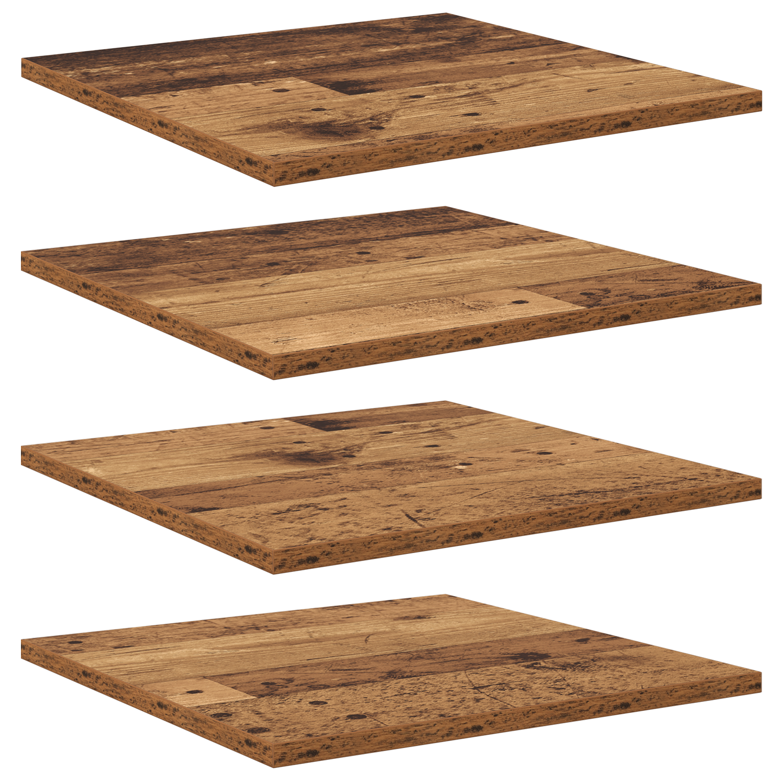 Wandplanken Oud hout Hout 40 x 40 x 1.5 cm Rustieke Plank