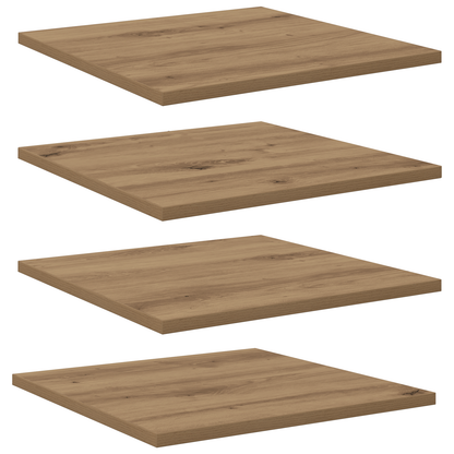 Wandplanken Massief Eiken Hout 40 x 40 x 1.5 cm Wandplanken