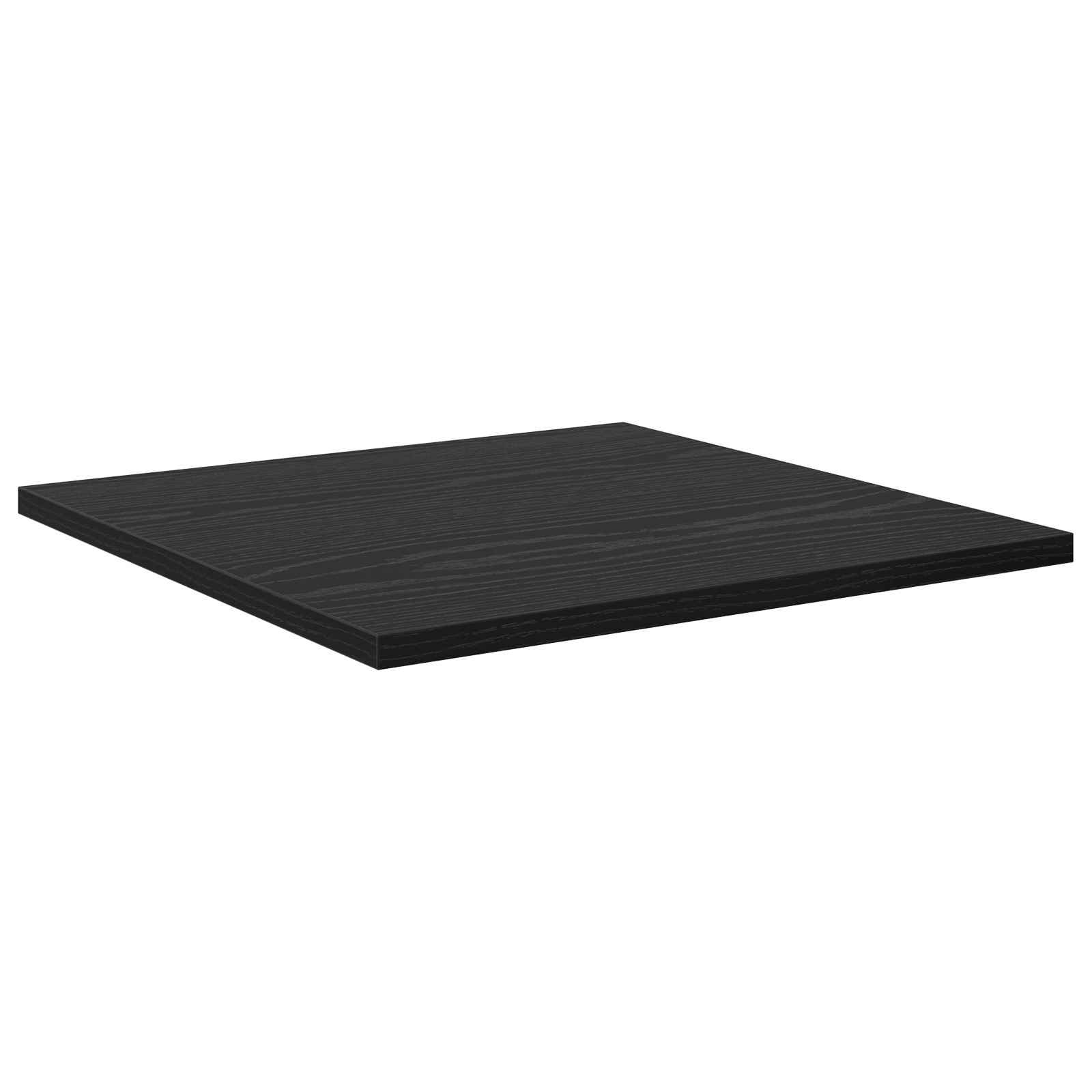 Wandplanken Zwart Eiken Hout 40 x 40 x 1.5 cm Stapelbaar