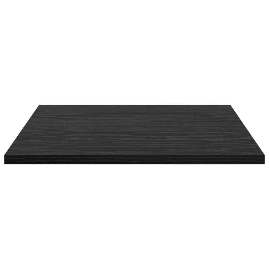 Wandplanken Zwart Eiken Hout 40 x 40 x 1.5 cm Stapelbaar