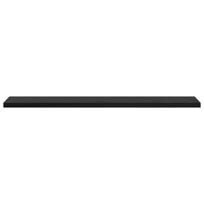 Wandplanken Zwart eiken Bewerkt hout 60 x 10 x 1.5 cm Muurmontage