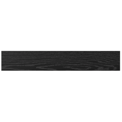 Wandplanken Zwart eiken Bewerkt hout 60 x 10 x 1.5 cm Muurmontage